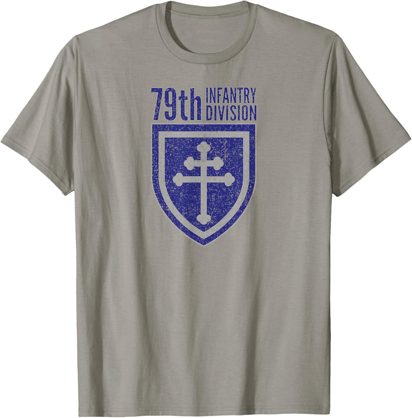 79th INFANTRY DIVISION ARMY CROSS OF LORRAINE T-Shirt - T-Shirt | Sand