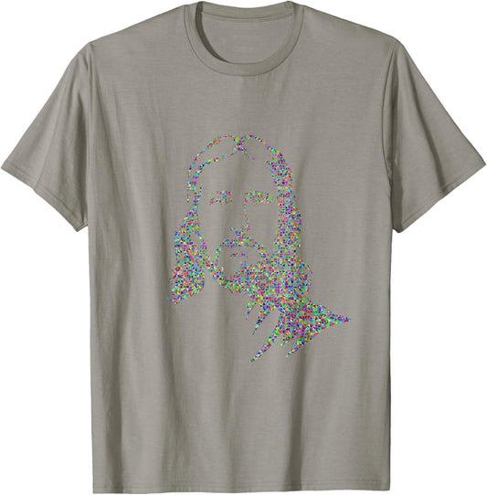 Jesus Christ Portrait Face Divine God Holy T-Shirt - T-Shirt | Sand