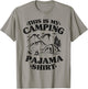 Funny Camper Mom Outdoor Jokes This Is My Camping Pajama T-Shirt - T-Shirt | Sand