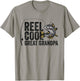 Reel Cool Great Grandpa Angling Angler Fisherman Fishing T-Shirt - T-Shirt | Sand