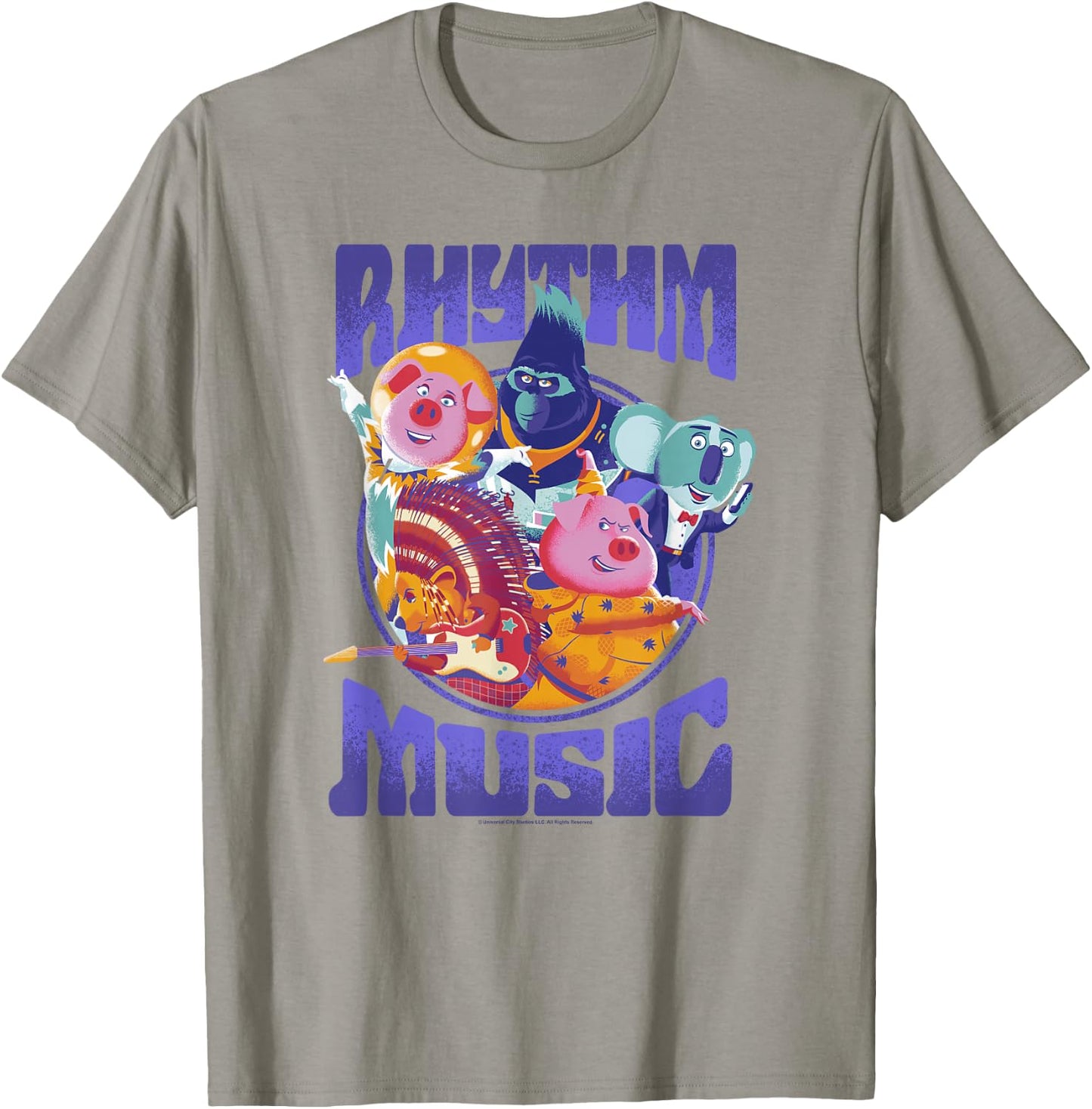 Sing 2 Rhythm And Music Group Poster T-Shirt - T-Shirt | Sand