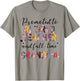 Promoted To Retired Teacher And Fulltime Grandma Floral T-Shirt - T-Shirt | Sand