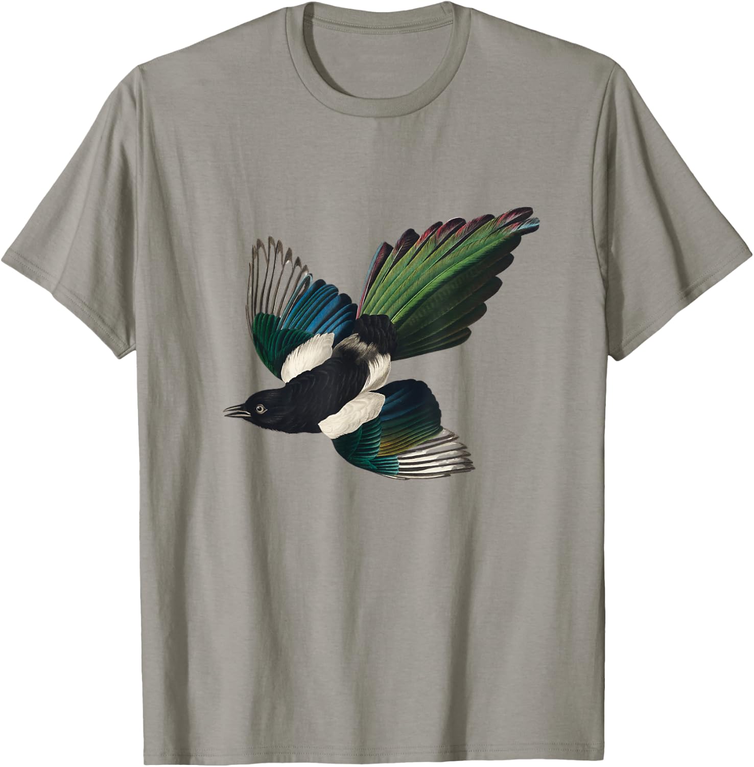 Magpie Bird T-Shirt - T-Shirt | Sand