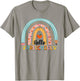 Hello Preschool Boho Rainbow Teacher Back to School T-Shirt - T-Shirt | Sand