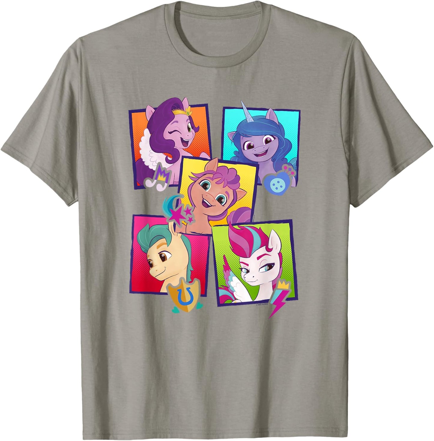 My Little Pony: A New Generation Group Pony Boxes T-Shirt - T-Shirt | Sand