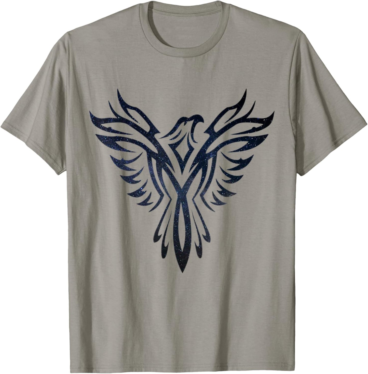 Night Sky Stars Phoenix Mythical Bird Rising Born Again T-Shirt - T-Shirt | Sand