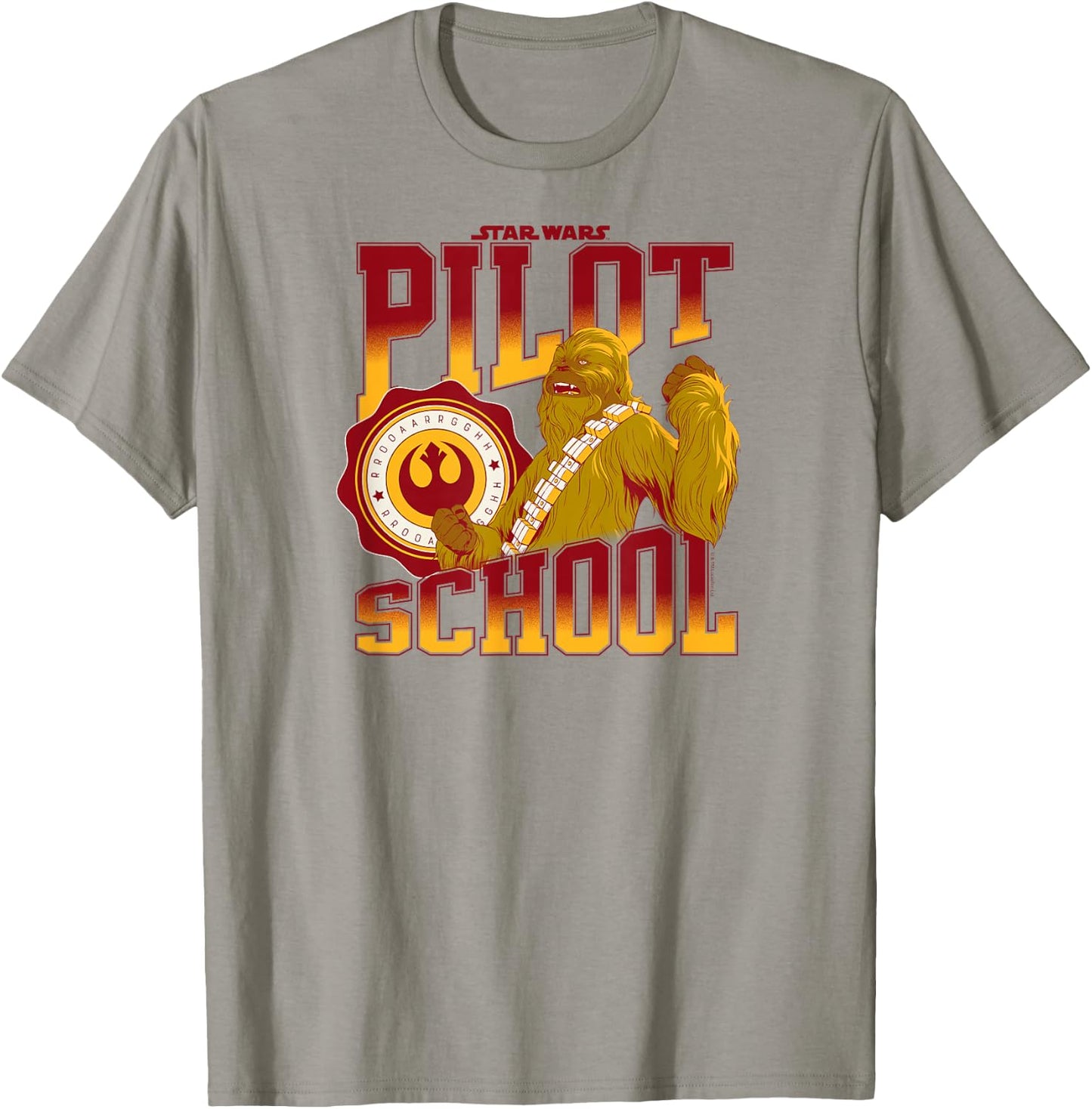 Star Wars - Chewbacca Wookie Pilot School T-Shirt - T-Shirt | Sand