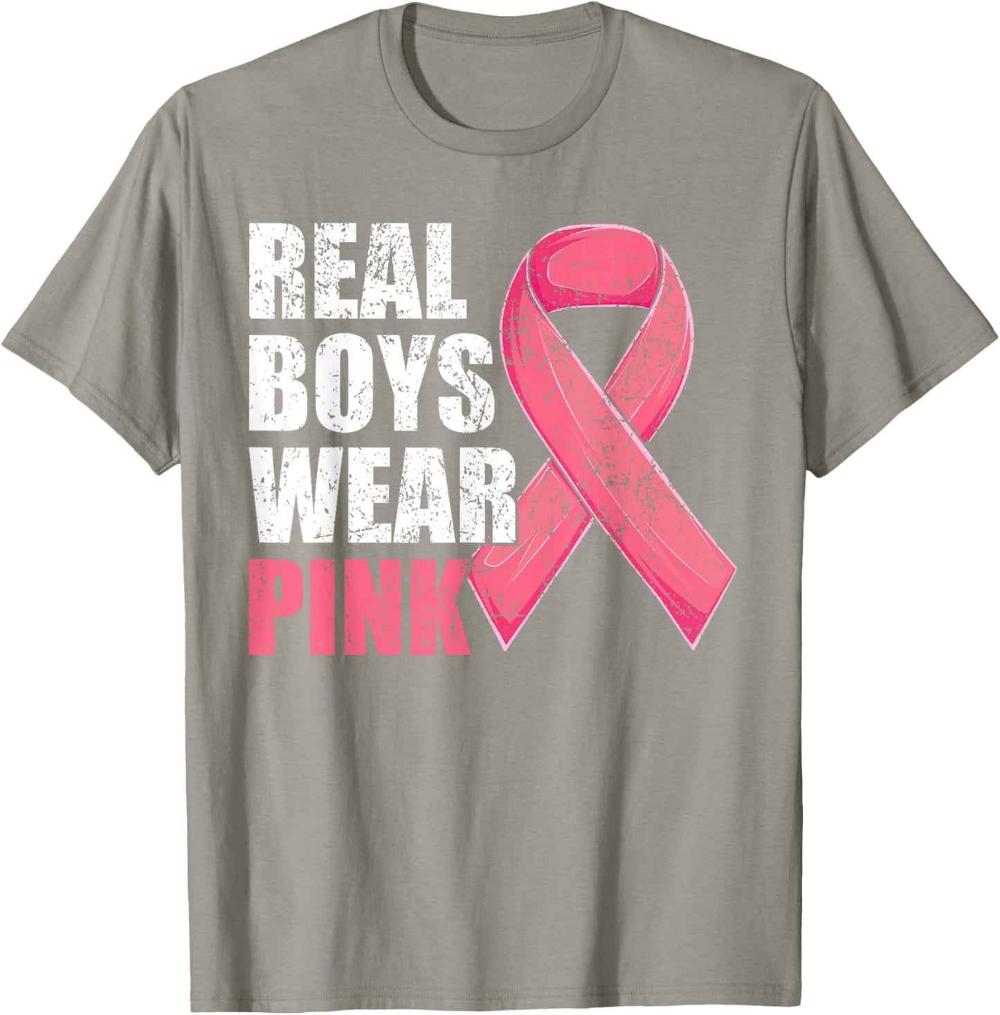 Breast Cancer Shirt for Boys Kids Toddlers T-Shirt - T-Shirt | Sand