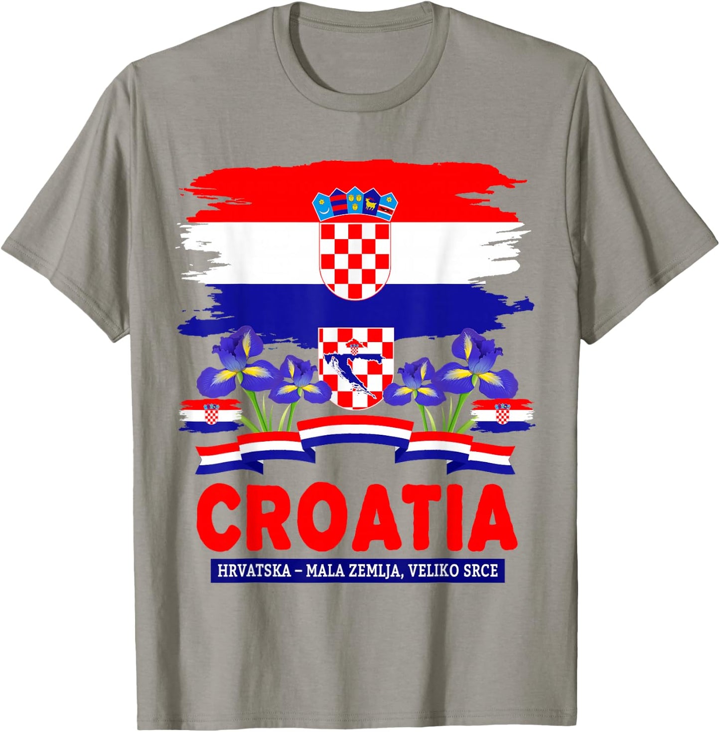 Hrvatska Croatian Flag Outfit Idea for Kids & Croatia Flag T-Shirt - T-Shirt | Sand