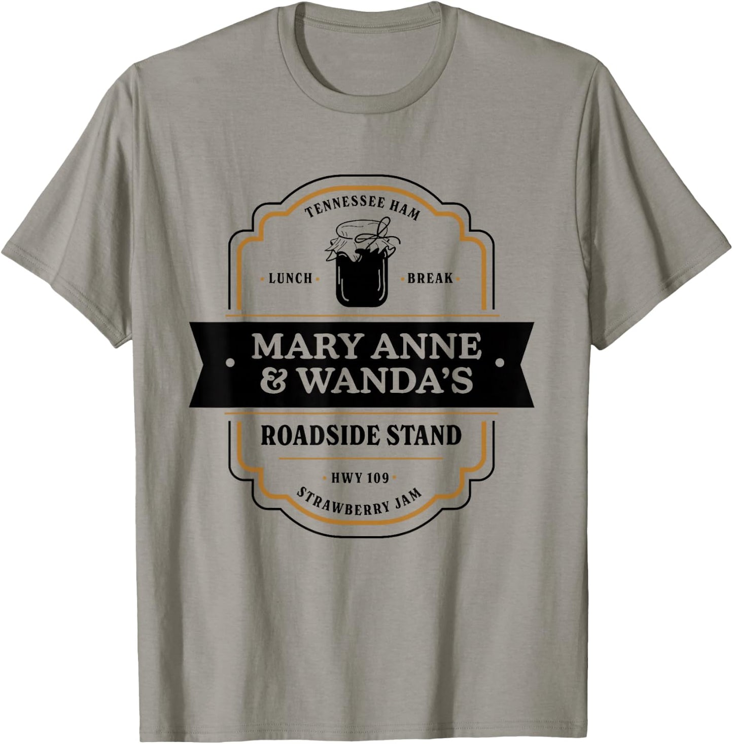 Mary Anne and Wanda farmers market Tennessee ham T-Shirt - T-Shirt | Sand