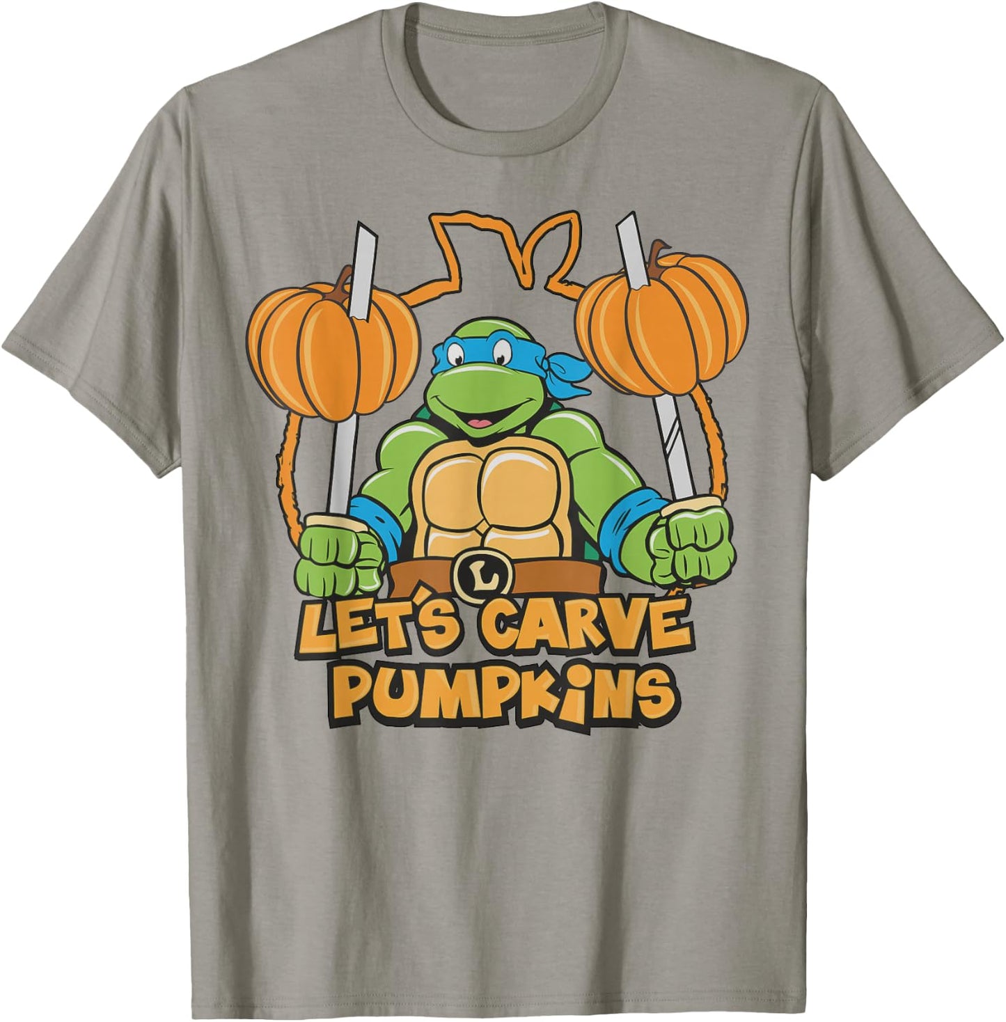 Teenage Mutant Ninja Turtles Let's Carve Pumpkins T-Shirt - T-Shirt | Sand