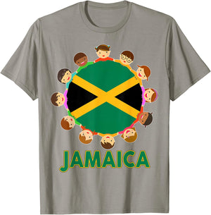 Toddler Jamaica Jamaican Flag Baby Kid Girl Boy Women T-Shirt - T-Shirt | Sand