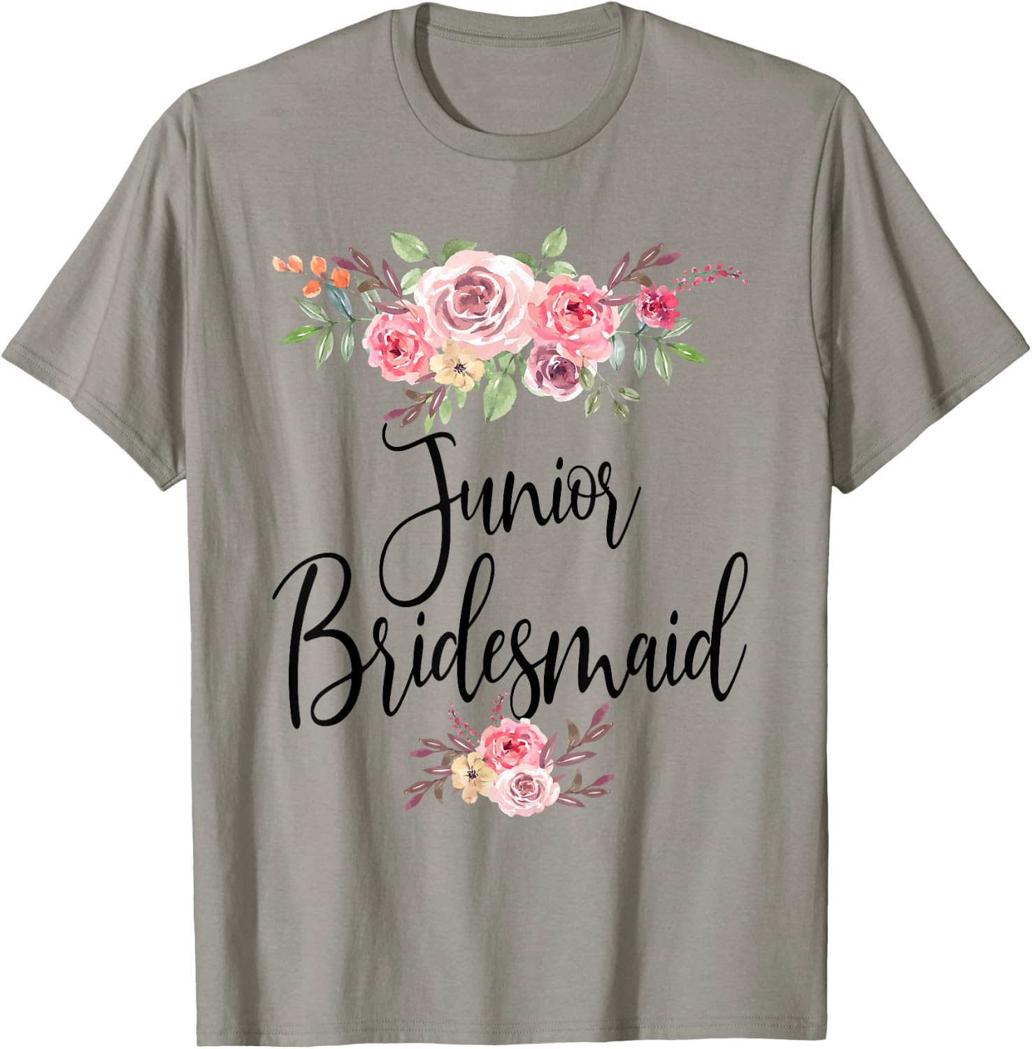 Junior Bridesmaid Wedding Bridal Party T-Shirt - T-Shirt | Sand