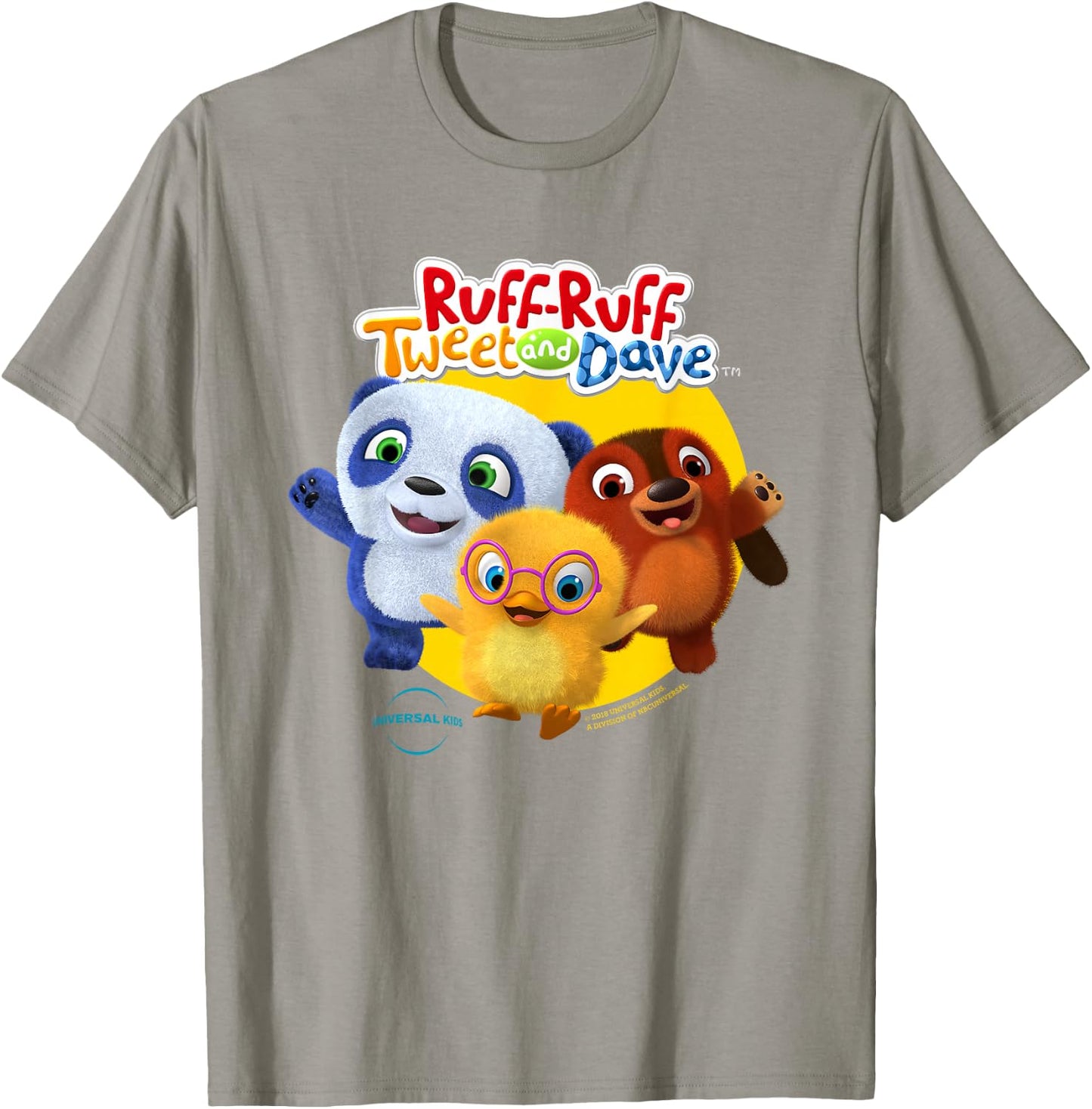 Ruff-Ruff, Tweet and Dave Comfortable T-Shirt - T-Shirt | Sand