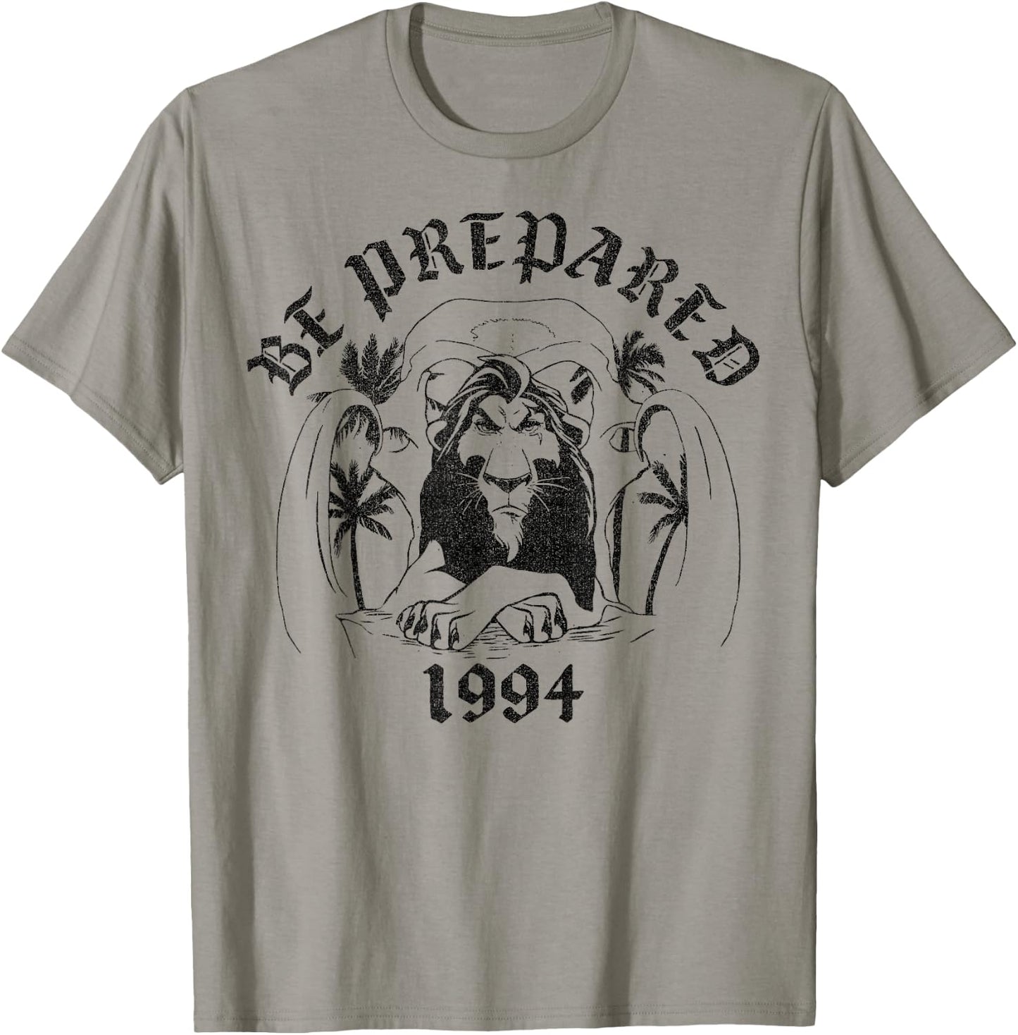 Disney The Lion King Scar Be Prepared 1994 T-Shirt - T-Shirt | Sand