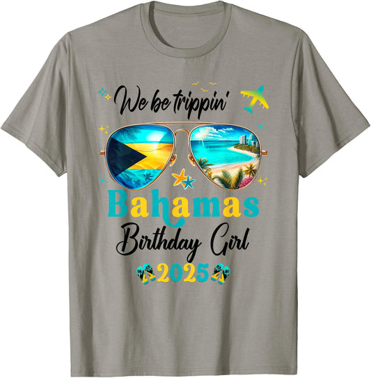 Nassau Bahamas Family Vacay Birthday Girl Crew Group T-Shirt - T-Shirt | Sand