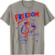 I Love The Taste of Freedom 4th July Patriotic Cream Couple T-Shirt - T-Shirt | Sand