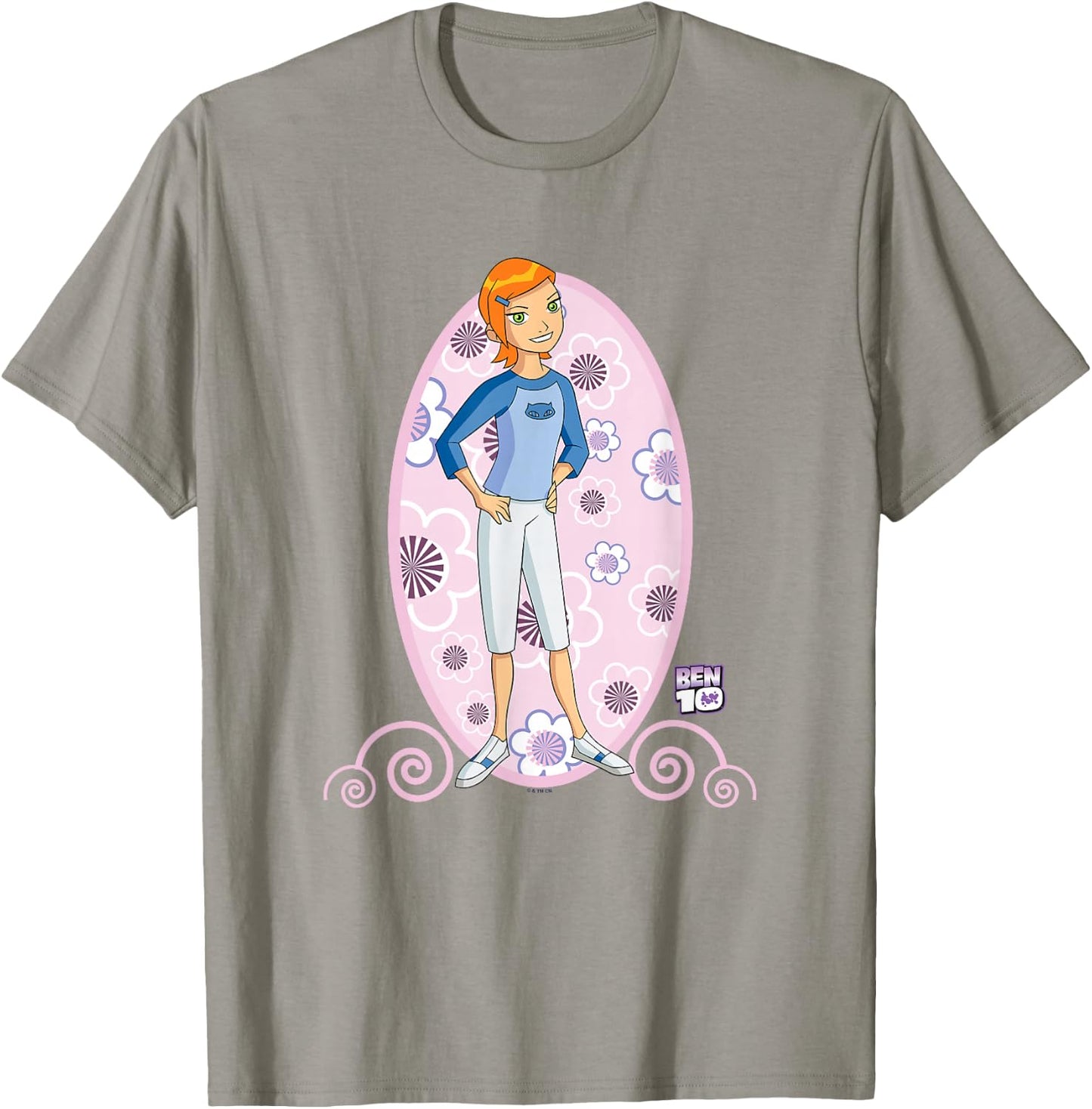 Ben 10: Alien Force Kid Gwen Tennyson Full Body Portrait T-Shirt - T-Shirt | Sand