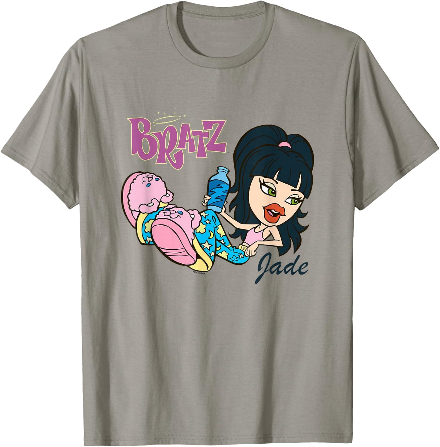 Bratz BFFs Sleepover Jade Chilling In Her Pajamas T-Shirt - T-Shirt | Sand