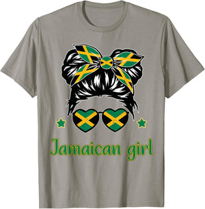 Toddler Girl Jamaican Flag Jamaica Baby Kid Boy Women T-Shirt - T-Shirt | Sand