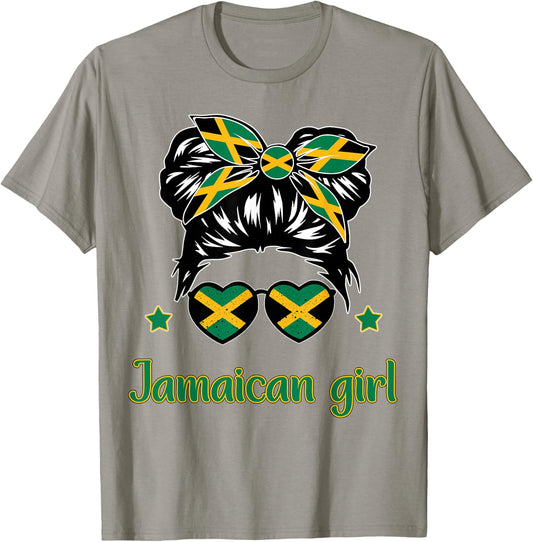 Toddler Girl Jamaican Flag Jamaica Baby Kid Boy Women T-Shirt - T-Shirt | Sand