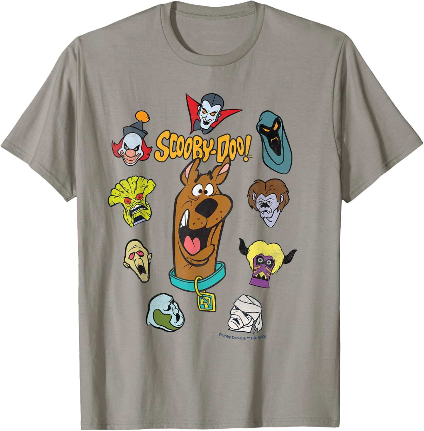 Scooby Doo Floating Heads T-Shirt - T-Shirt | Sand