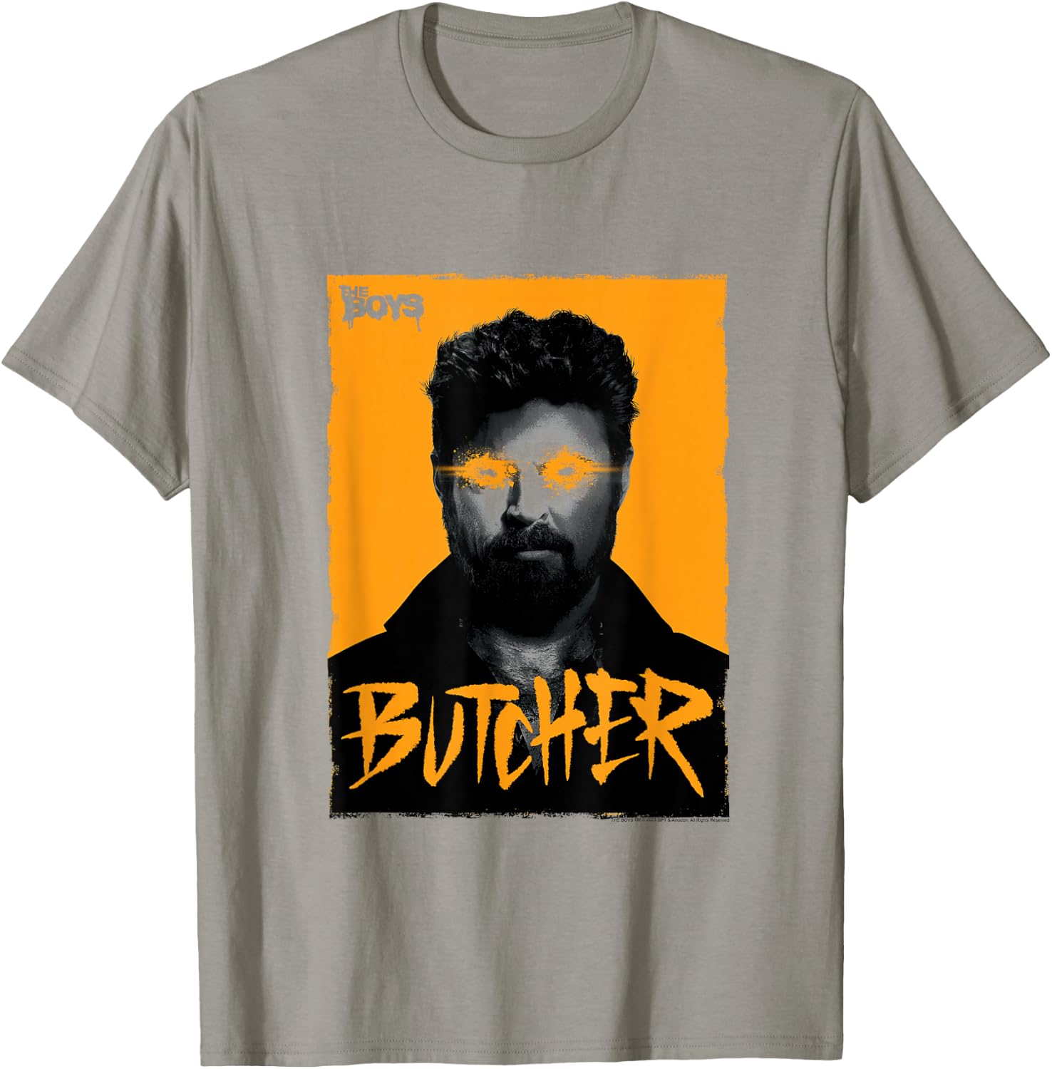The Boys Butcher Laser Eyes Superhero TV Show T-Shirt - T-Shirt | Sand