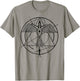 Phoenix ascending | Third eye | Sacred Geometry T-Shirt - T-Shirt | Sand