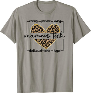 Mammo Tech Appreciation Mammography Technologist T-Shirt - T-Shirt | Sand