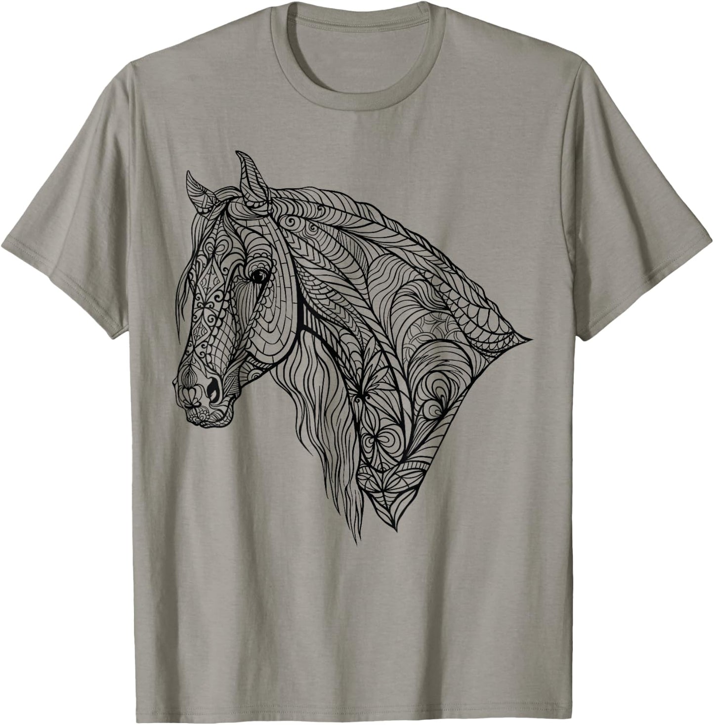 Cute horse to paint and color in for children T-Shirt - T-Shirt | Sand