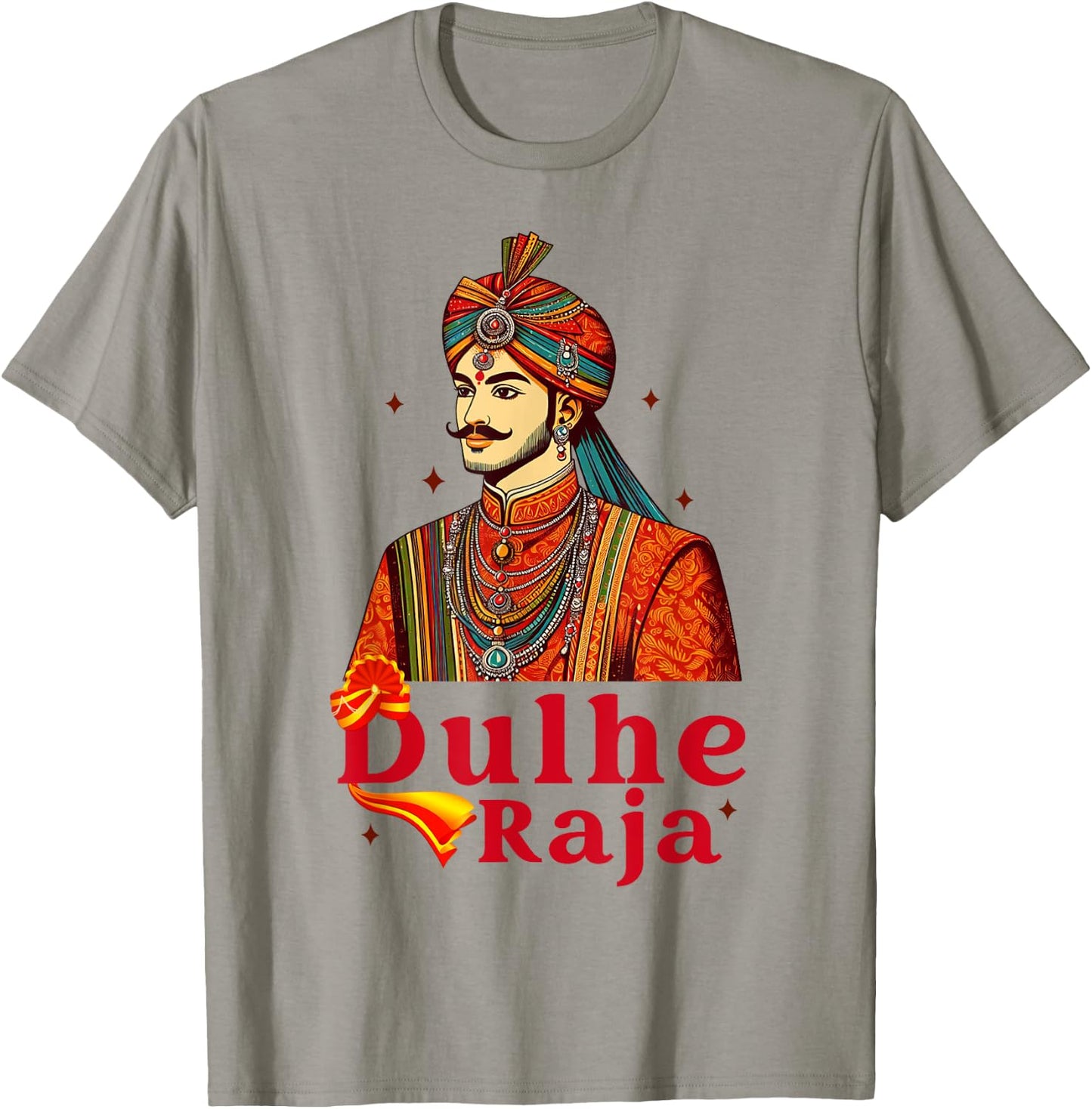 Indian Groom Indian Wedding Party Desi Newlywed Dulhe Raja T-Shirt - T-Shirt | Sand