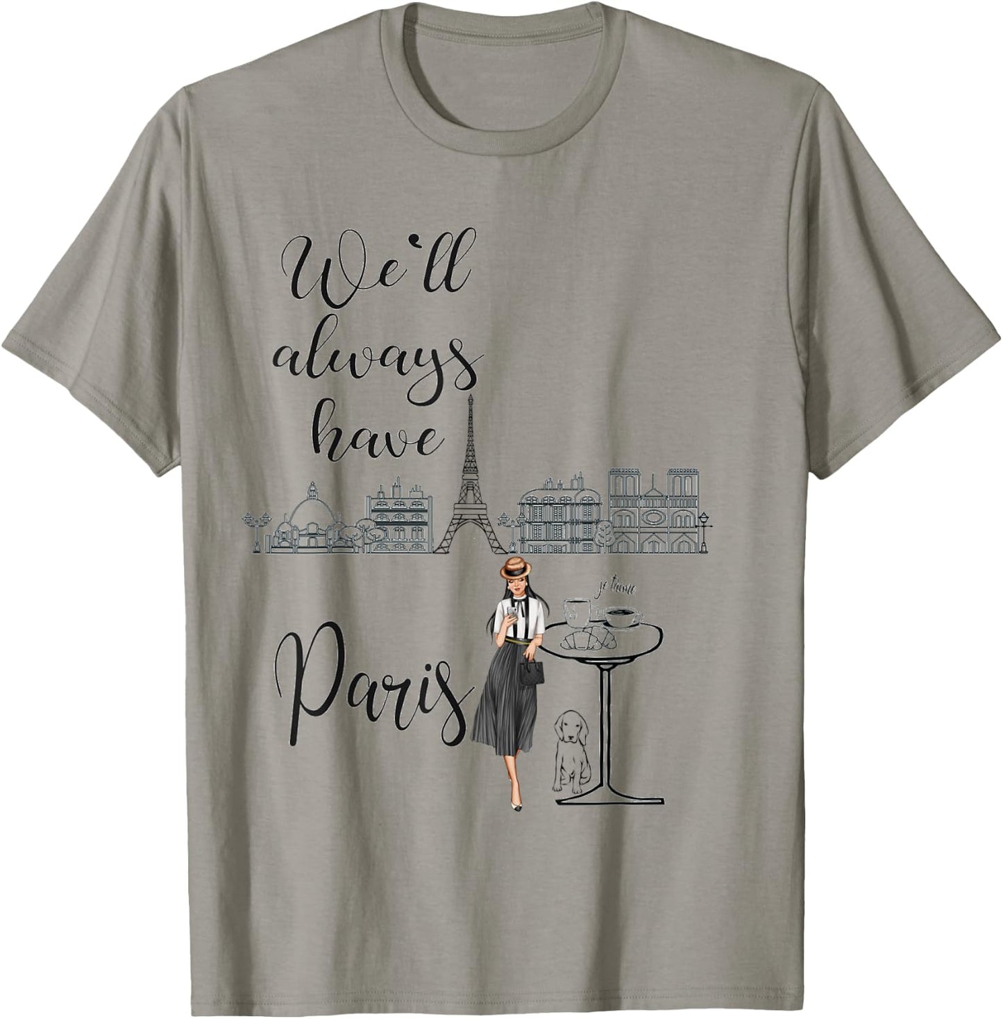 We'll always have Paris french traditions, girl T-Shirt - T-Shirt | Sand