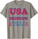 USA Drinking Team 4th of July Independence Day Drunk Funny T-Shirt - T-Shirt | Sand