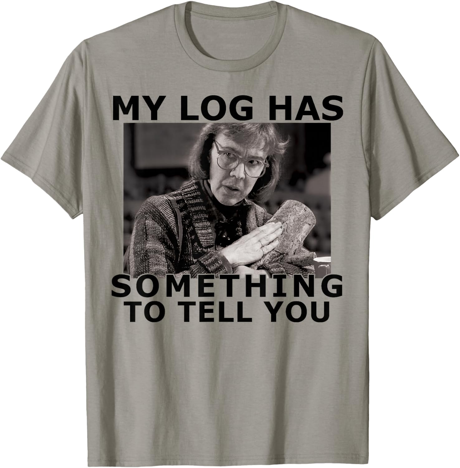 Twin Peaks My Log Has Something To Tell You Graphic T-Shirt - T-Shirt | Sand