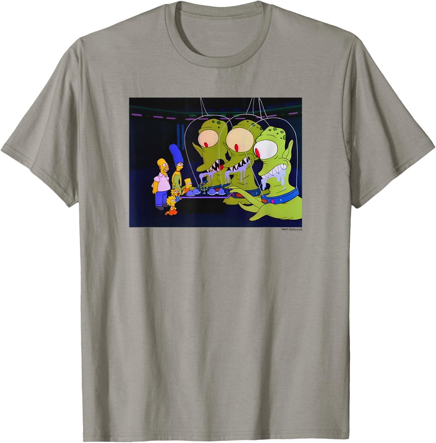 The Simpsons Treehouse Of Horror Alien Halloween T-Shirt - T-Shirt | Sand
