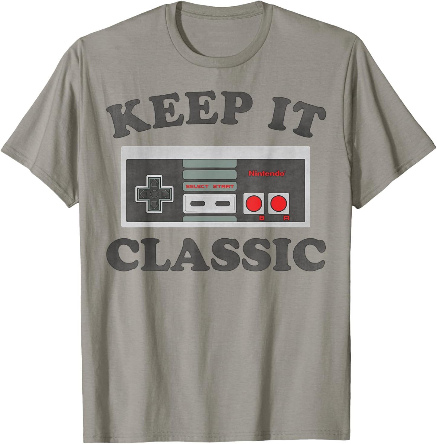 Nintendo NES Controller Keep It Classic Graphic T-Shirt - T-Shirt | Sand