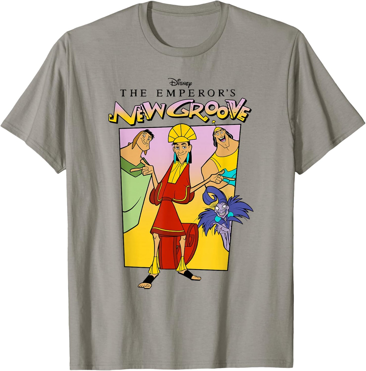 Disney The Emperor's New Groove Group Shot Poster T-Shirt - T-Shirt | Sand
