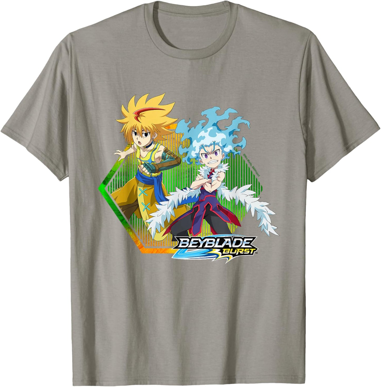 Beyblade Burst Quaddrive Free and Lui T-Shirt - T-Shirt | Sand
