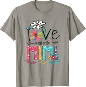 I Love Being Called Mimi Sunflower T-Shirt - T-Shirt | Sand