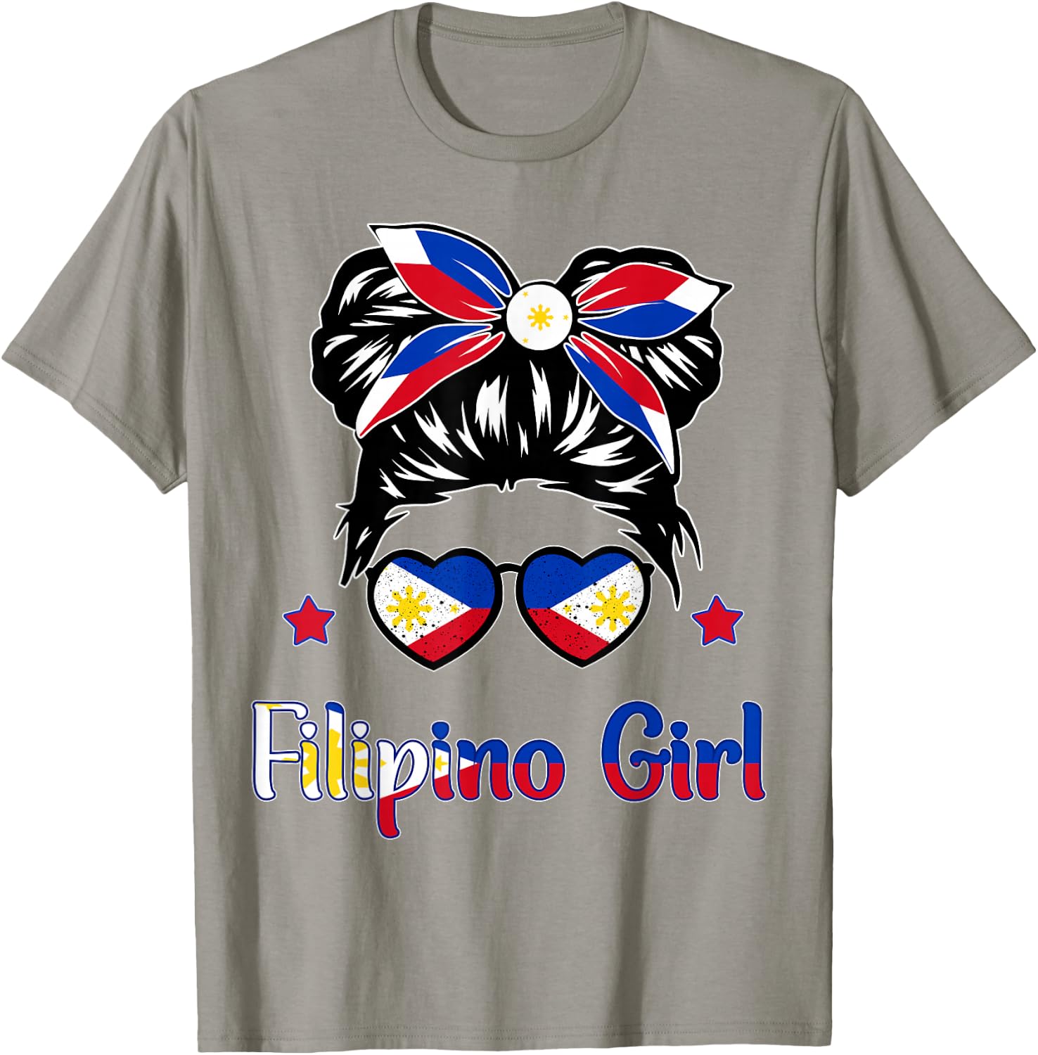 Toddler Filipino Filipina Girl Kid Men Philippine Flag T-Shirt - T-Shirt | Sand