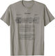 Vintage Slide Rule Shirt - Engineer Mechanical Calculator T-Shirt - T-Shirt | Sand