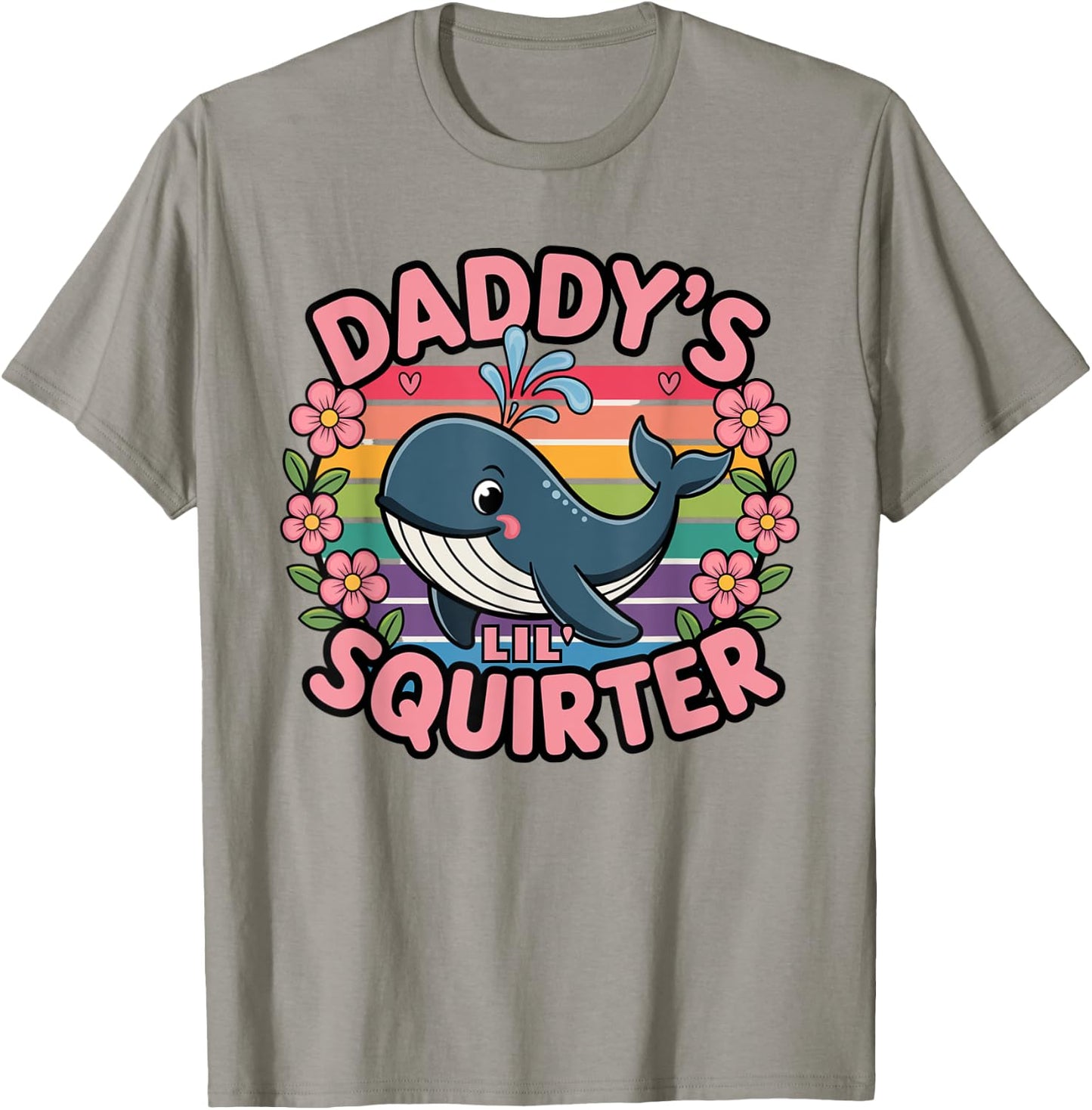 Funny Swap Daddy's Lil' Squirter Embarrassing T-Shirt - T-Shirt | Sand
