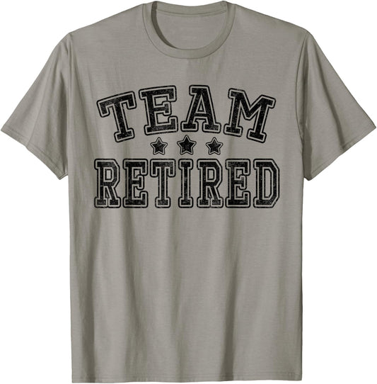 Retirement Gift, Team Retired Awesome Couples Retirement T-Shirt - T-Shirt | Sand