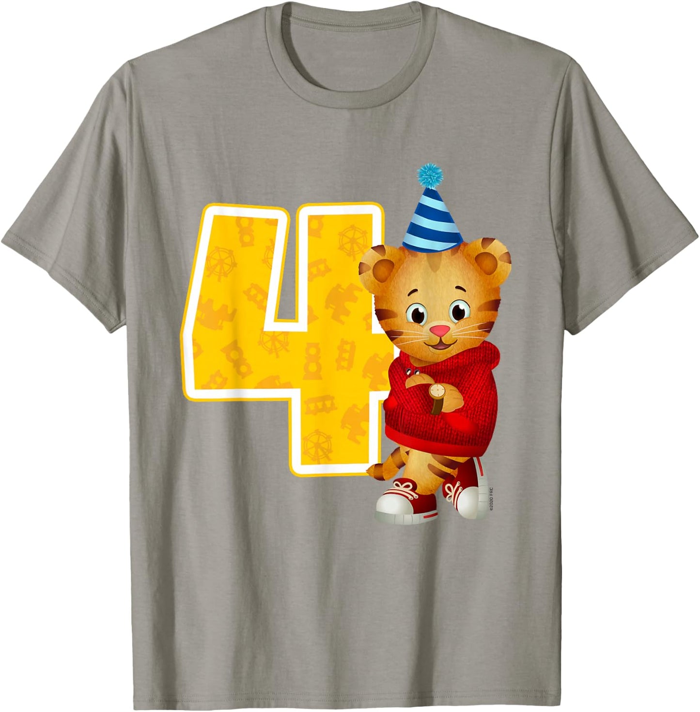 Daniel Tiger's Neighborhood: My 4th Birthday T-Shirt - T-Shirt | Sand
