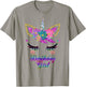 Rainbow Unicorn Birthday , Birthday Girl Outfit T-Shirt - T-Shirt | Sand
