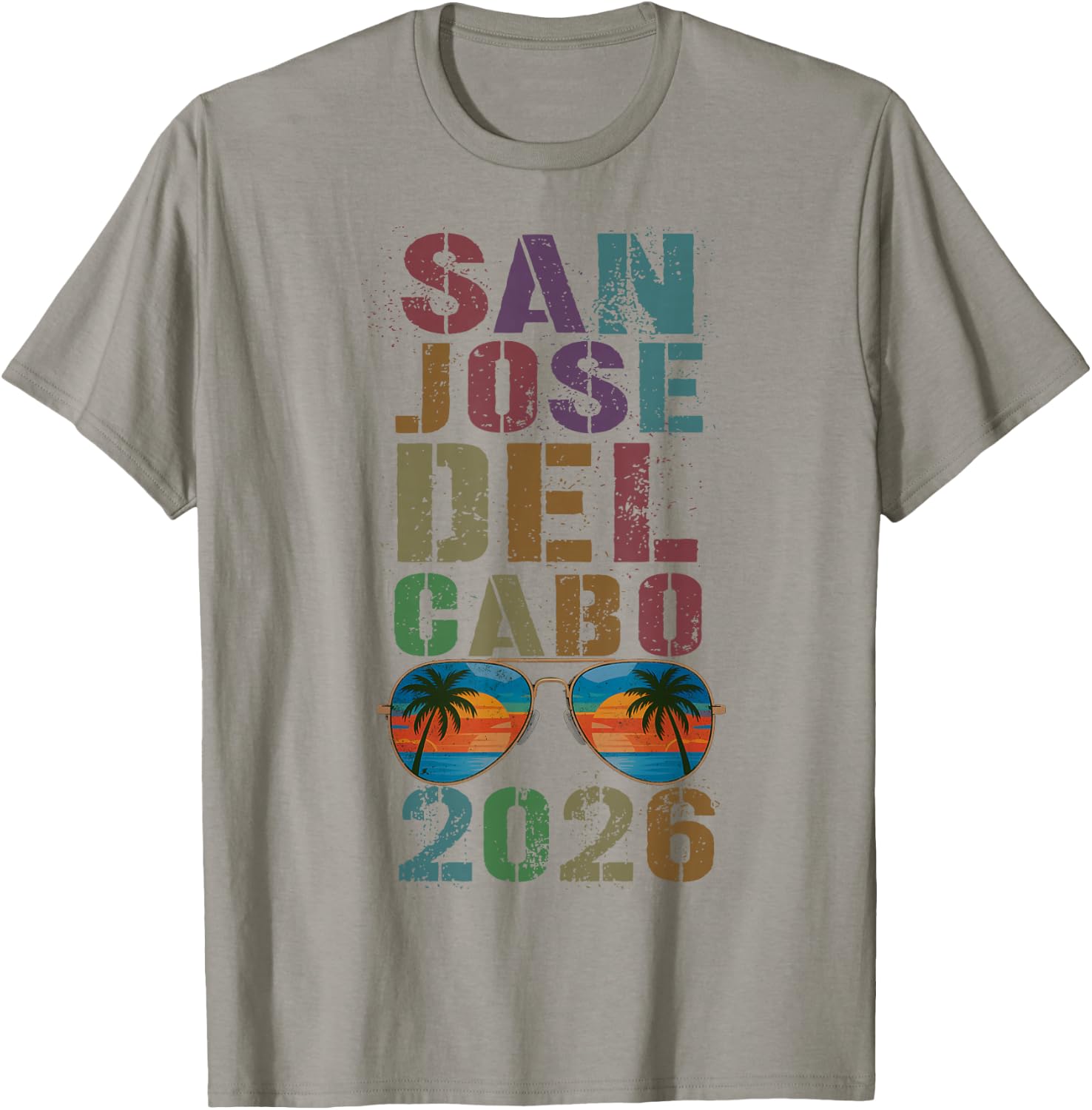 Retro SAN Jose DEL Cabo 2026 Girls Vacation Surfing Trip T-Shirt - T-Shirt | Sand