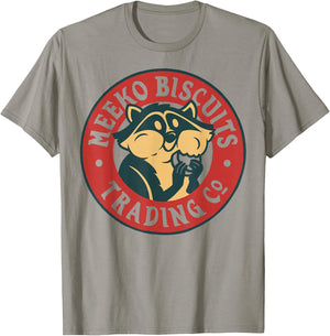 Disney Pocahontas Meeko Biscuits Trading Co Logo T-Shirt - T-Shirt | Sand