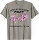 Driving my husband crazy one flamingo at a time T-Shirt - T-Shirt | Sand