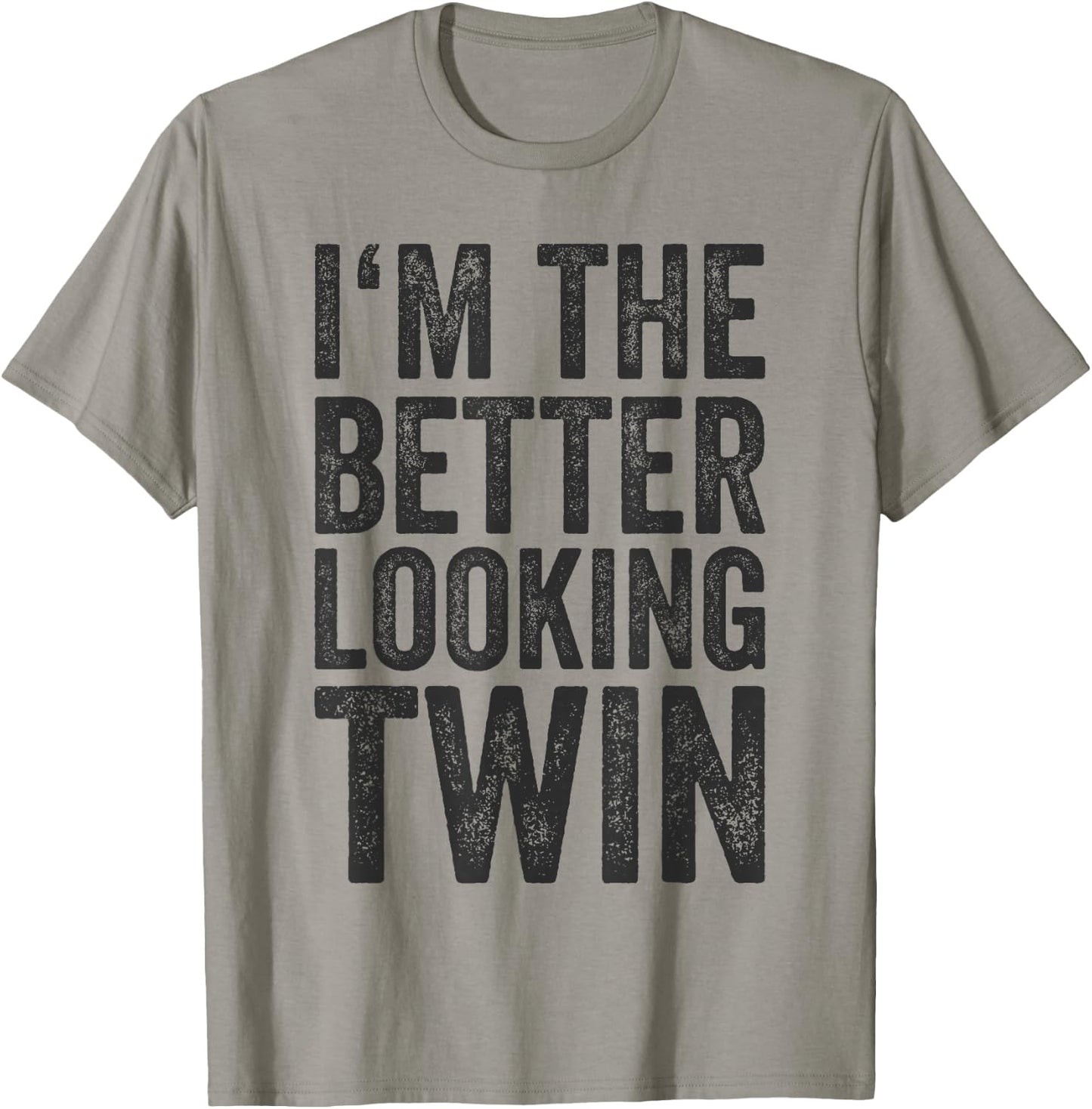 Funny Twins Shirt Birthday Gift Sibling Twin T-Shirt - T-Shirt | Sand