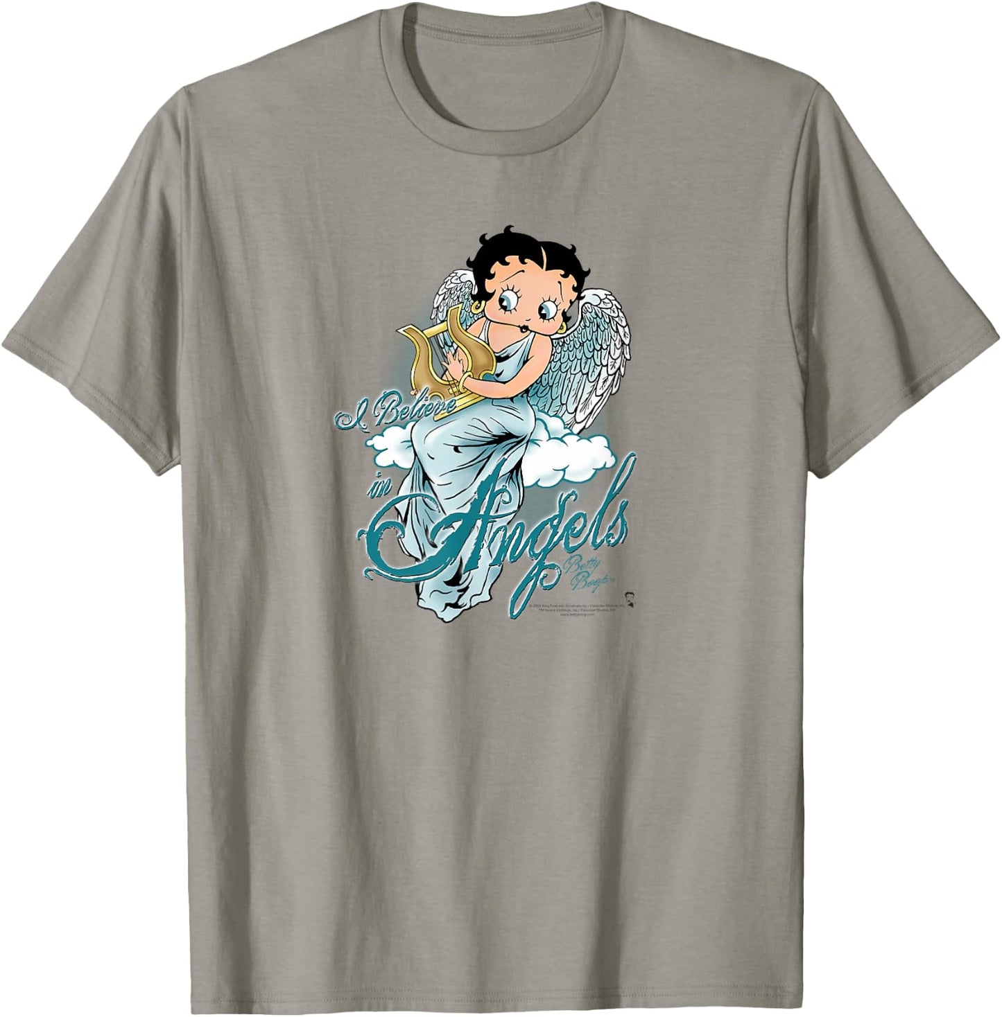 Betty Boop I Believe in Angels T-Shirt - T-Shirt | Sand